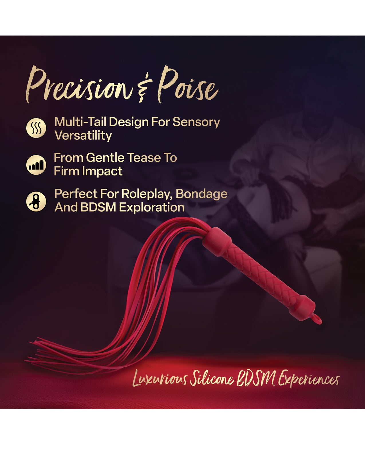 Blush Temptasia Ardor Flogger - Red