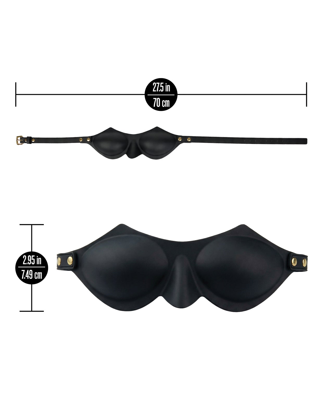 Blush Temptasia Ardor Blindfold - Black