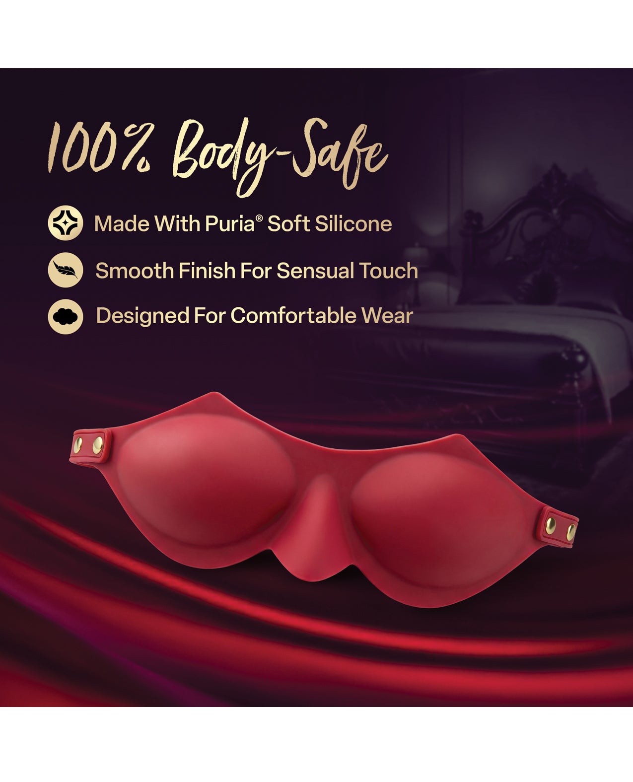 Blush Temptasia Ardor Blindfold - Red