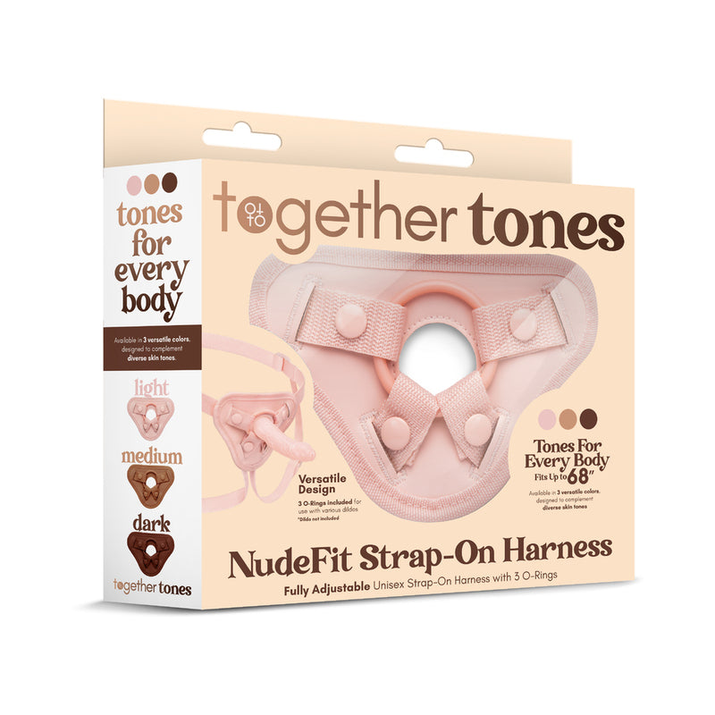 Together Tones NudeFit Strap-On Harness Light