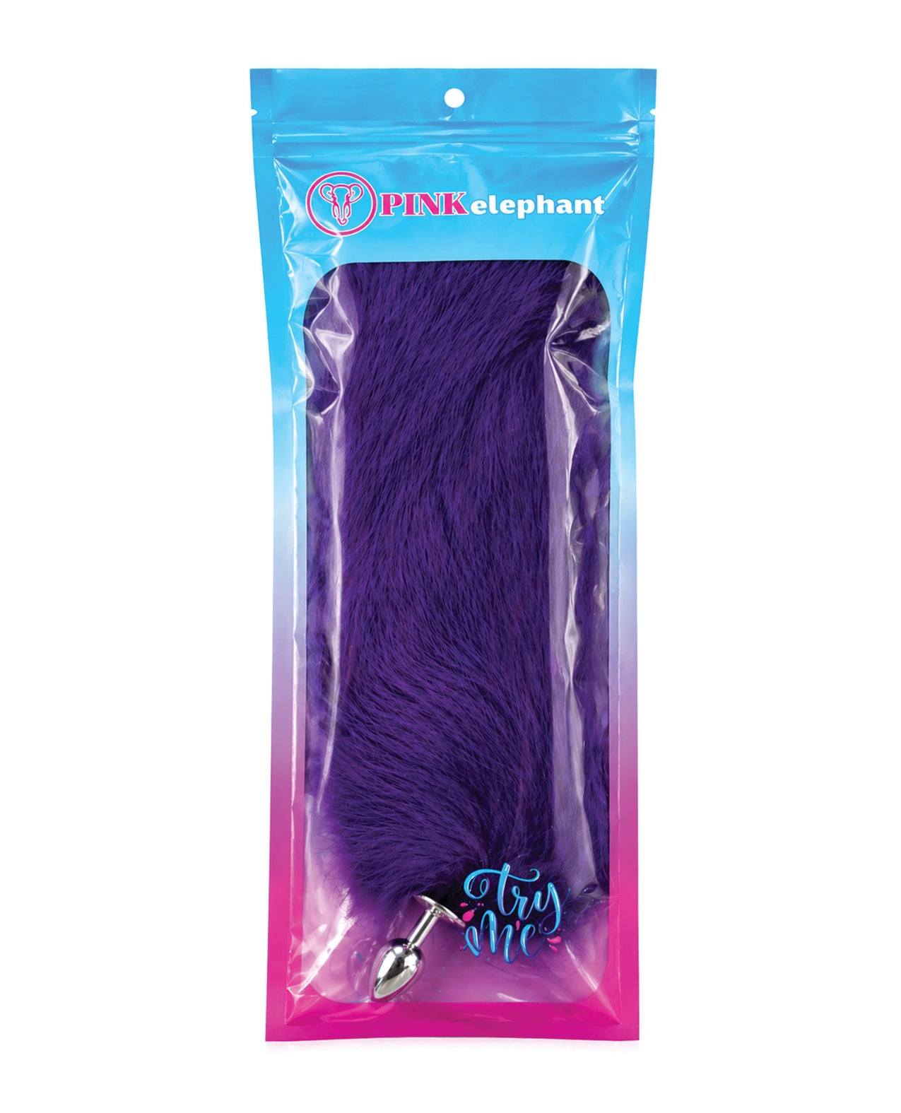 Fox Tail Small Plug - Bright Purple