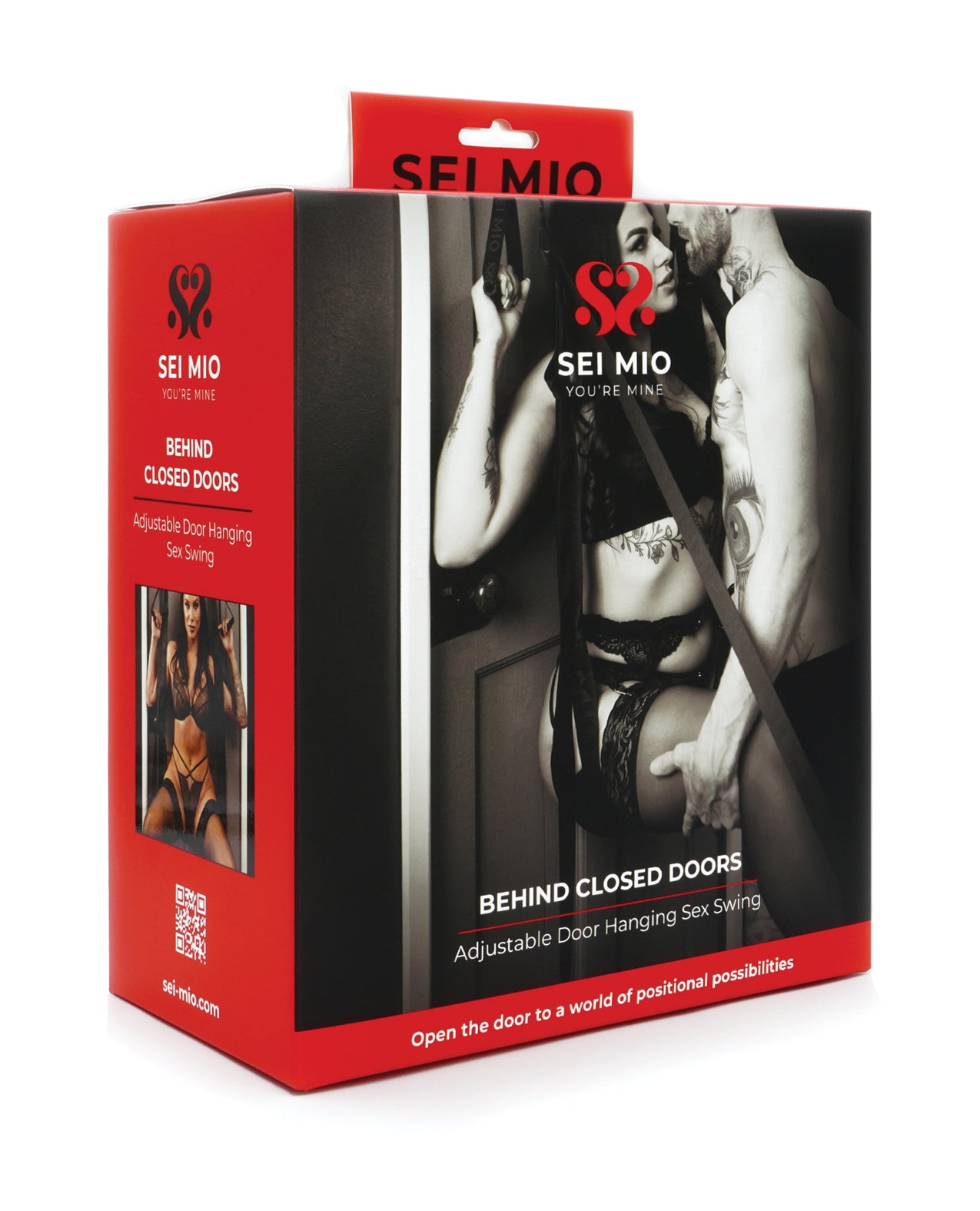 Sei Mio Behind Closed Doors Hanging Sex Swing - Black