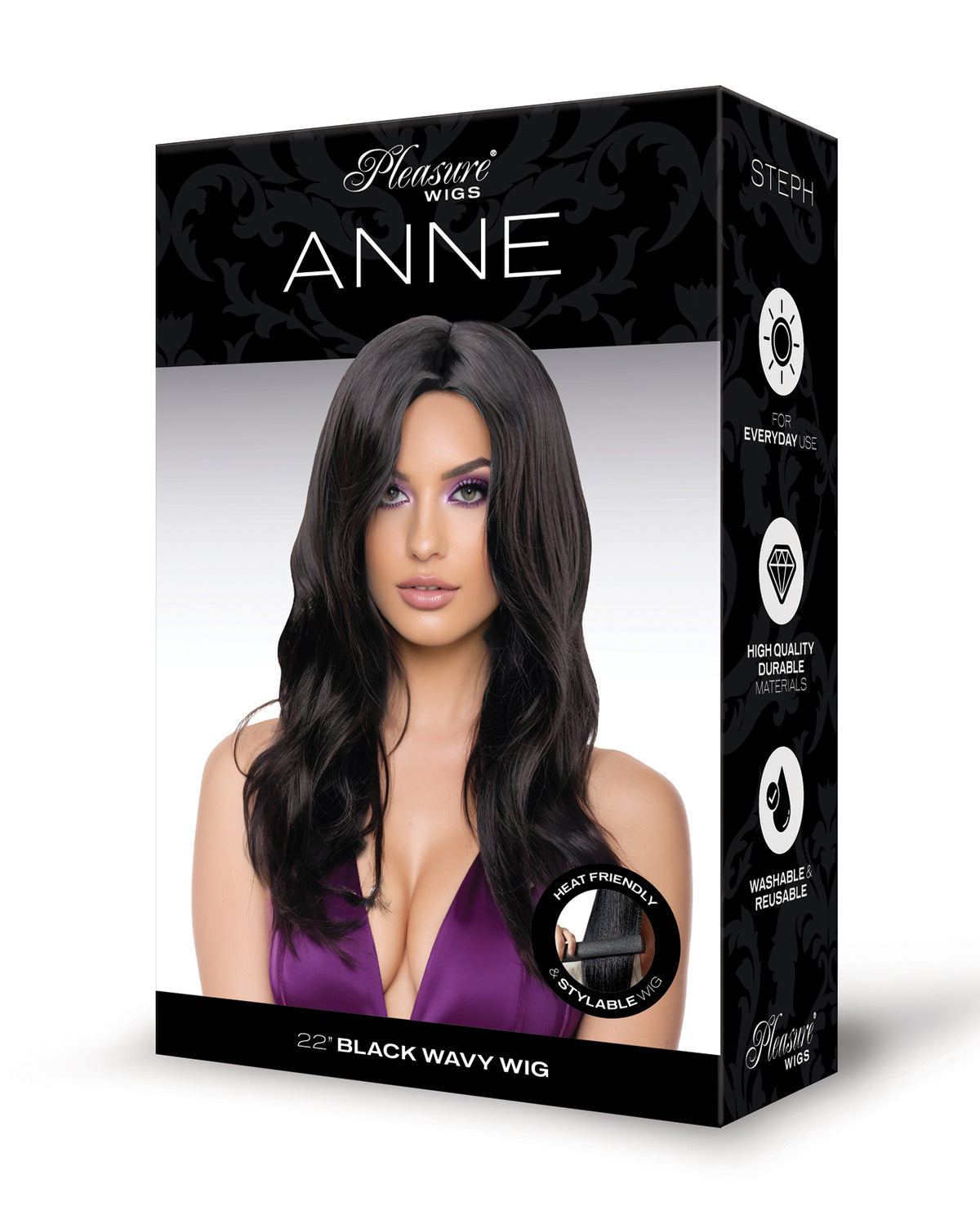 Pleasure Wigs Anne - Black