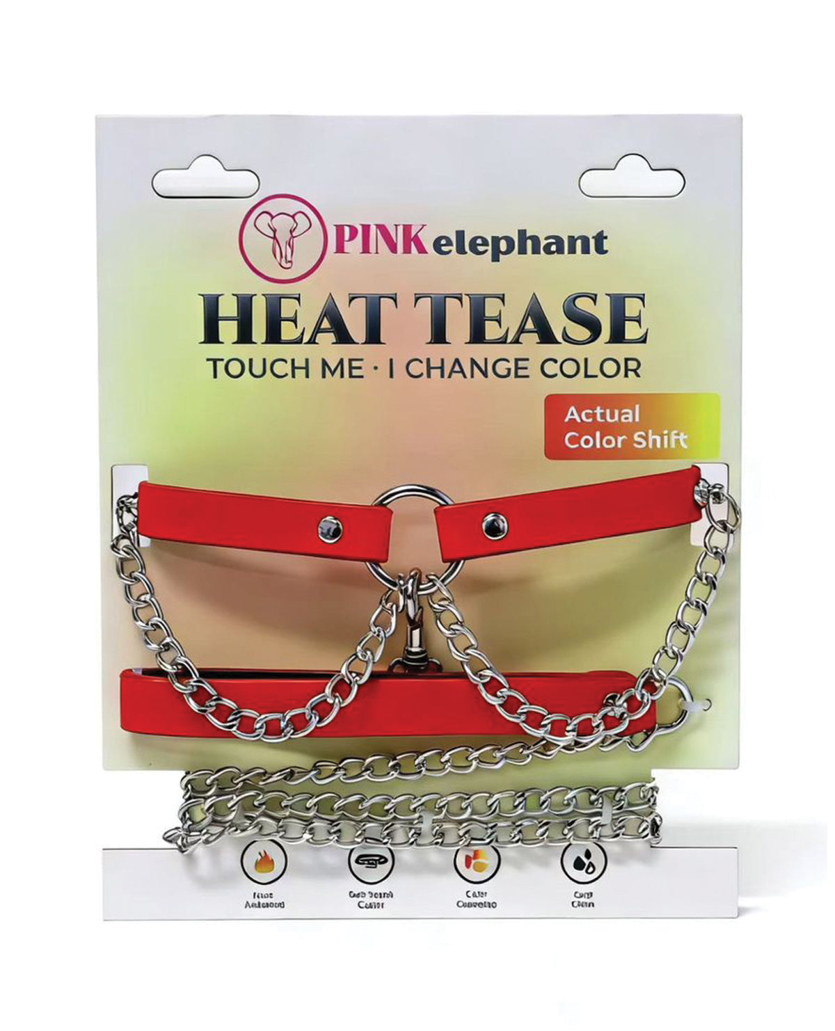 Heat Tease Collar - Blood Orange/Yellow