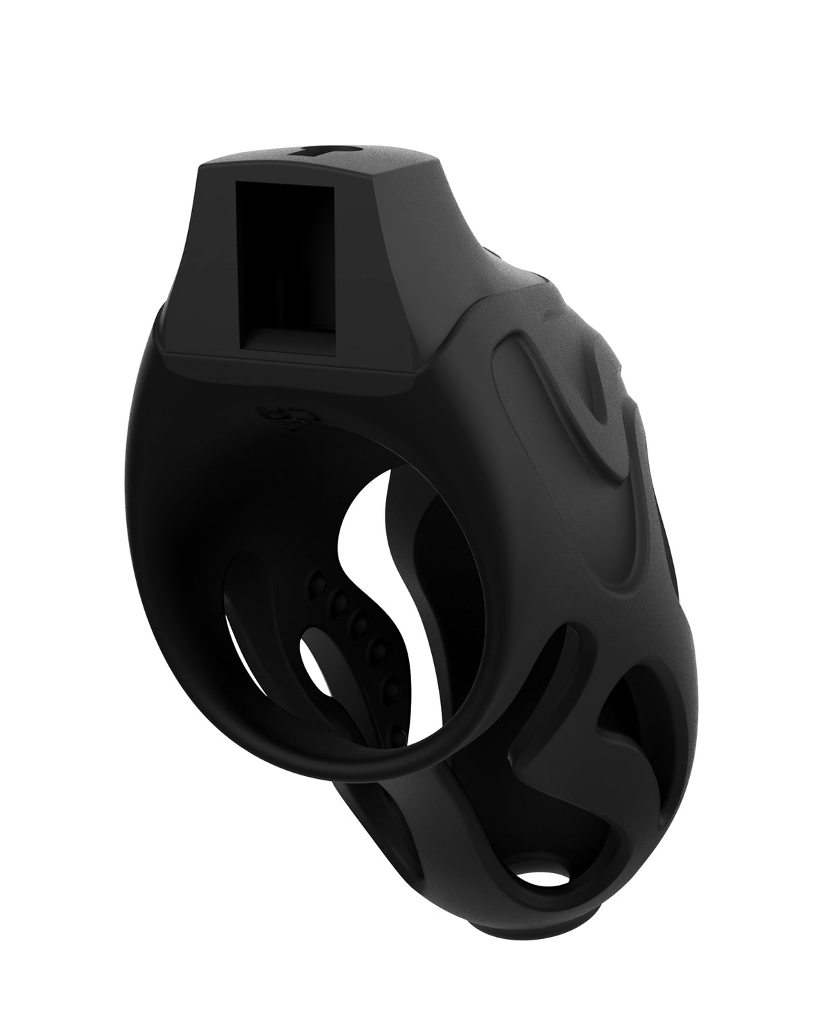 Fantasy C-Ringz Control Core Elite Remote Controlled Vibrating & Electro-Stim Cock Blocker - Black