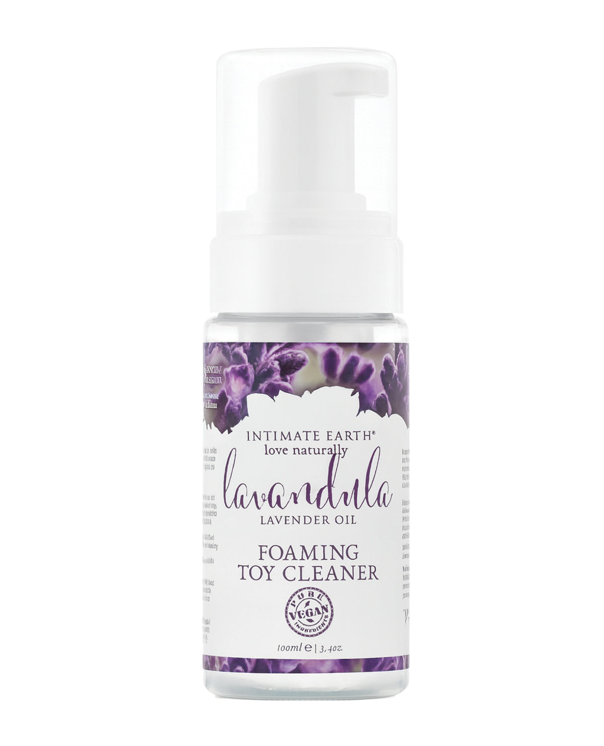 Intimate Earth Foaming Toy Cleaner - 100 ml Lavandula Lavender Oil and Rosemary Extracts