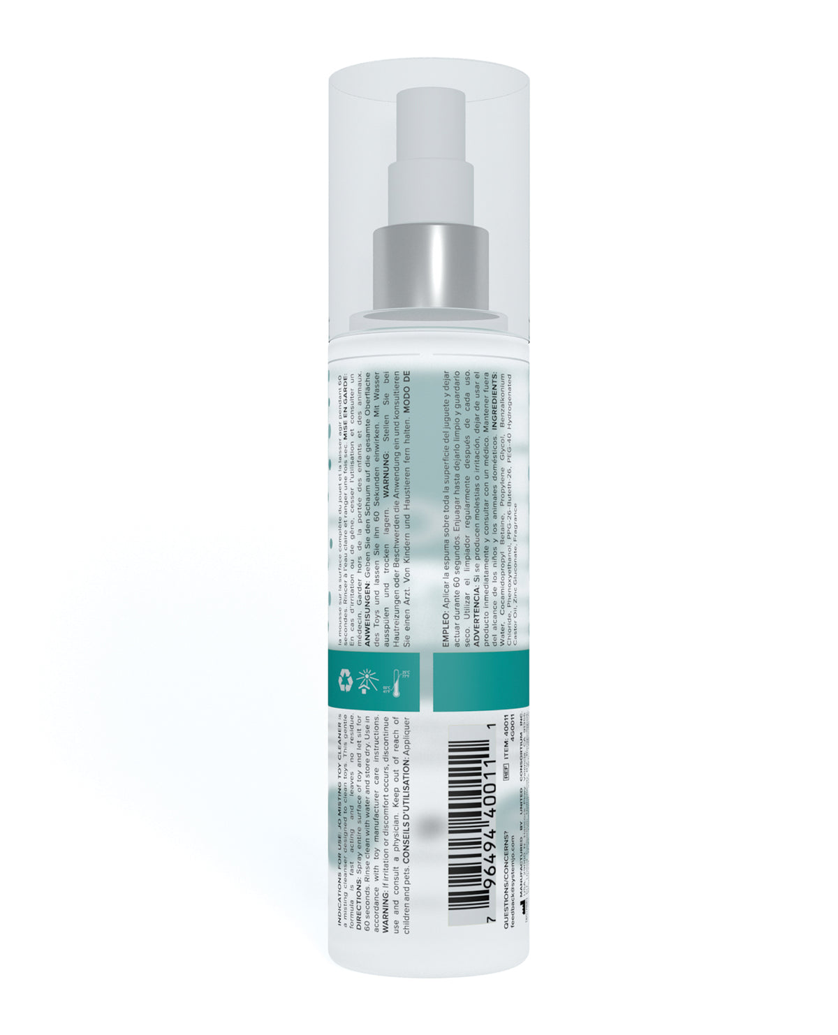JO Misting Toy Cleaner - Fresh Scent Hygiene 4 oz