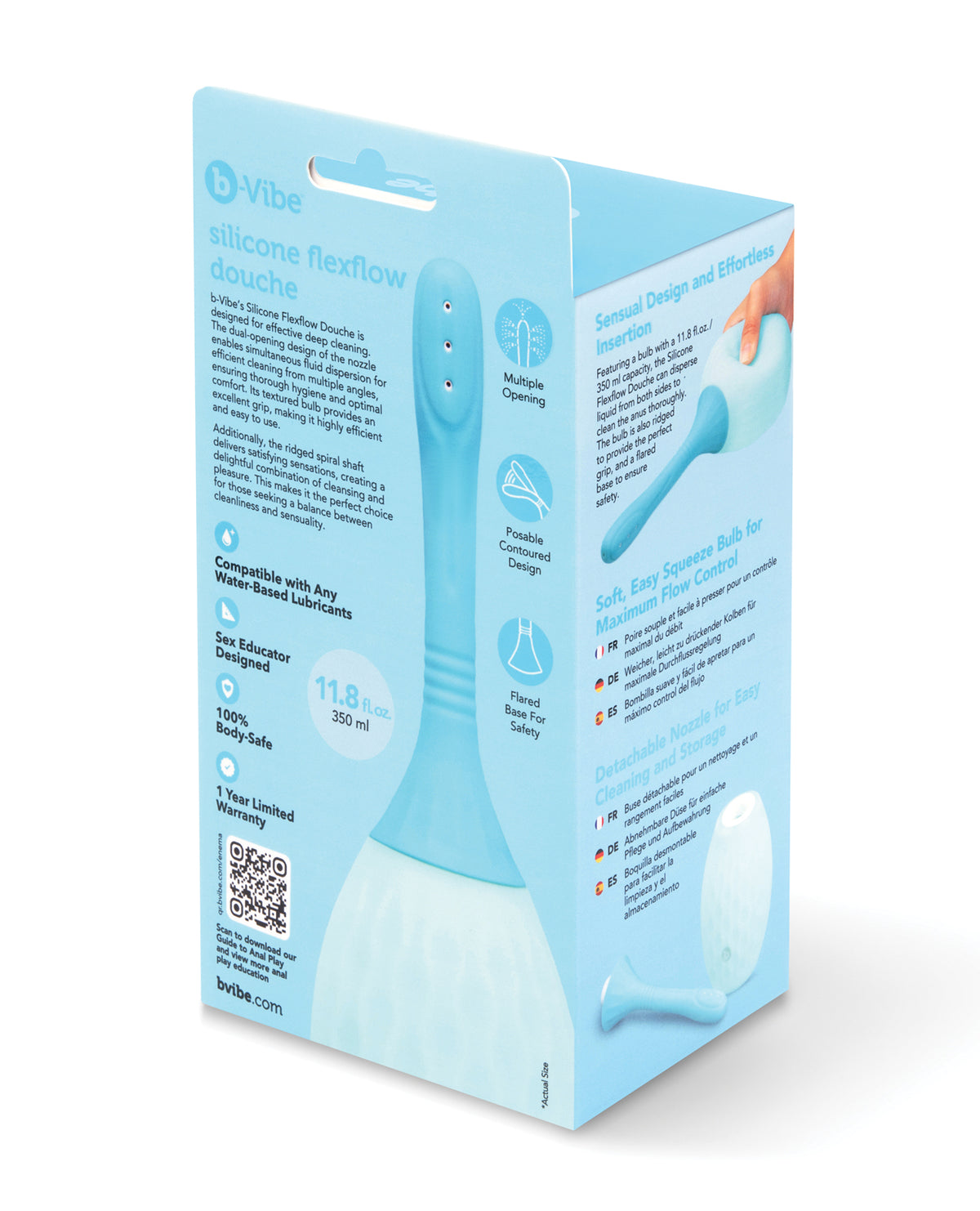 b-Vibe Silicone Flexflow Douche