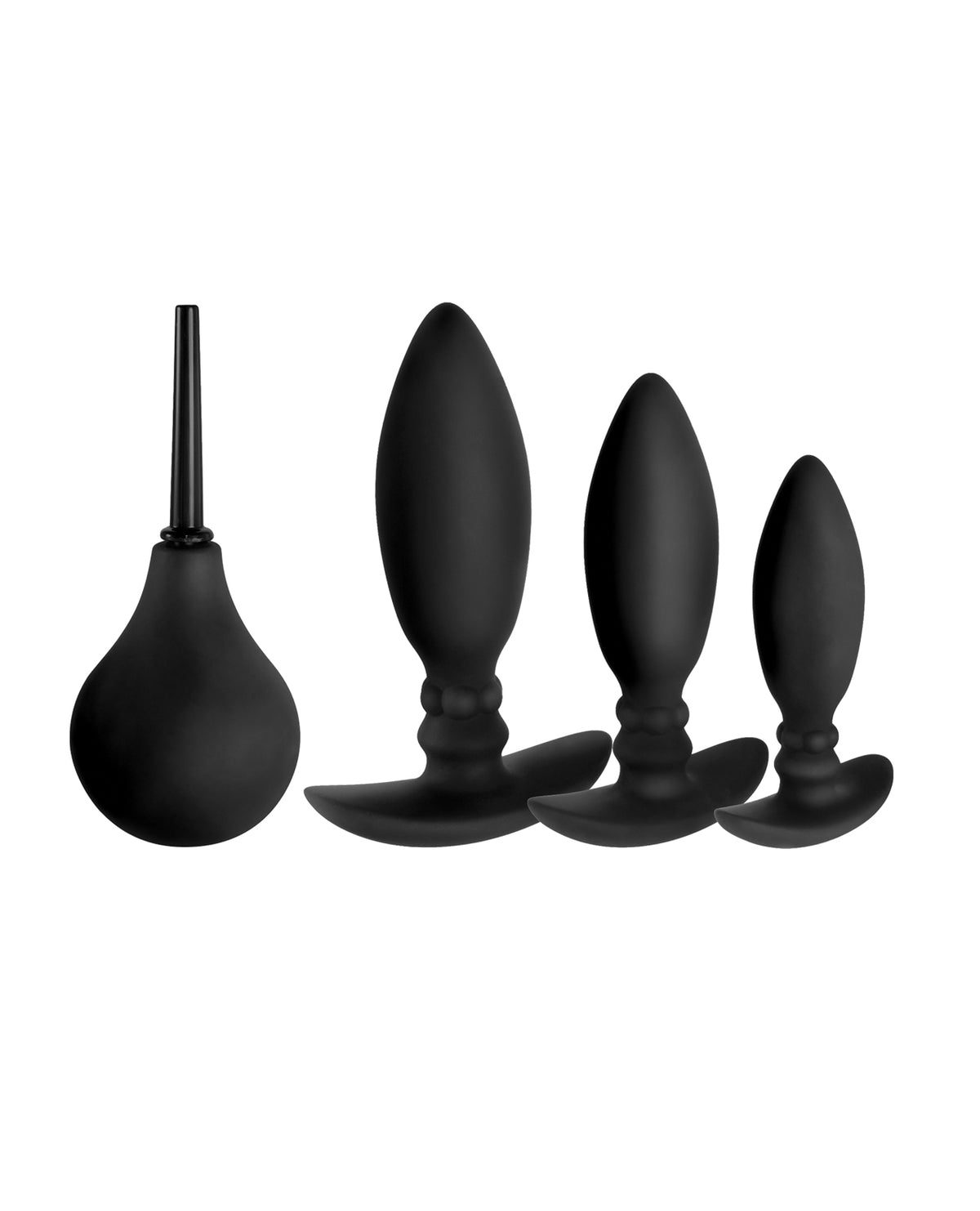 Ass-sation 3-in-1 Training Kit Douche Included - Black
