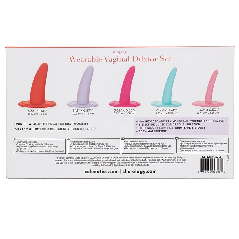 Wearable Vaginal Dilation 5-piece Set