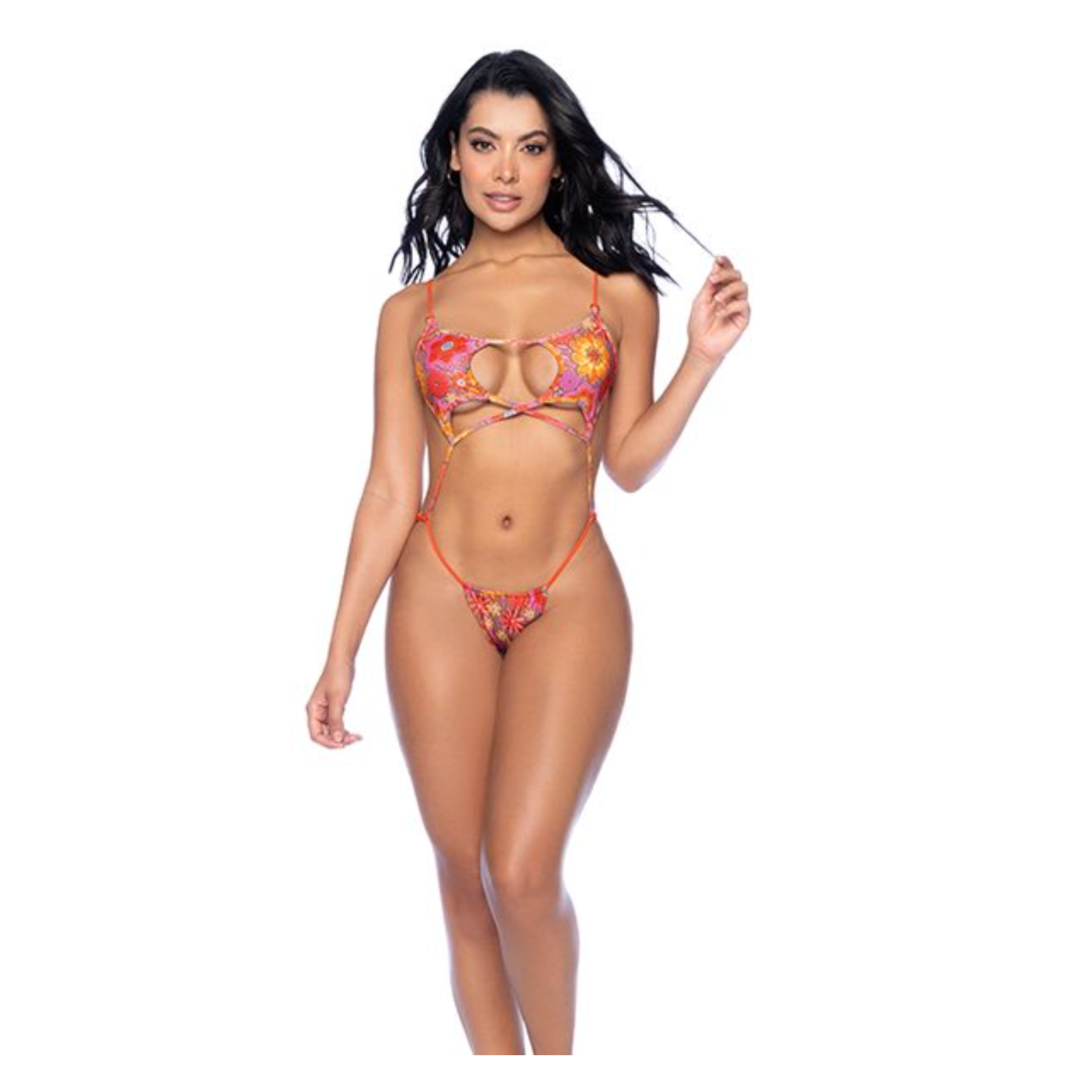 Blushing Bloom Strappy Sling - Multi-Color