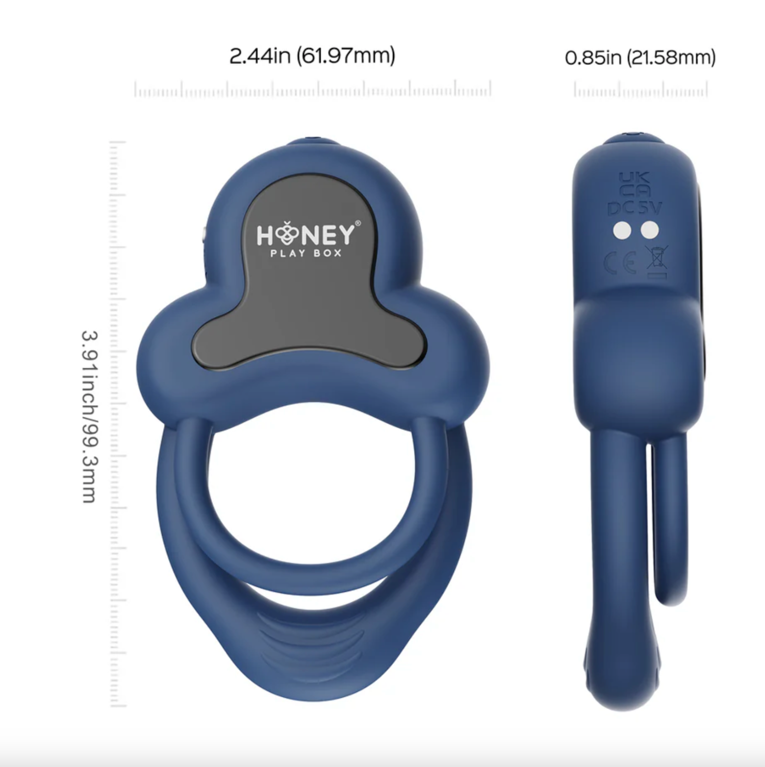 Anello App-Controlled Vibrating Double Cock Ring