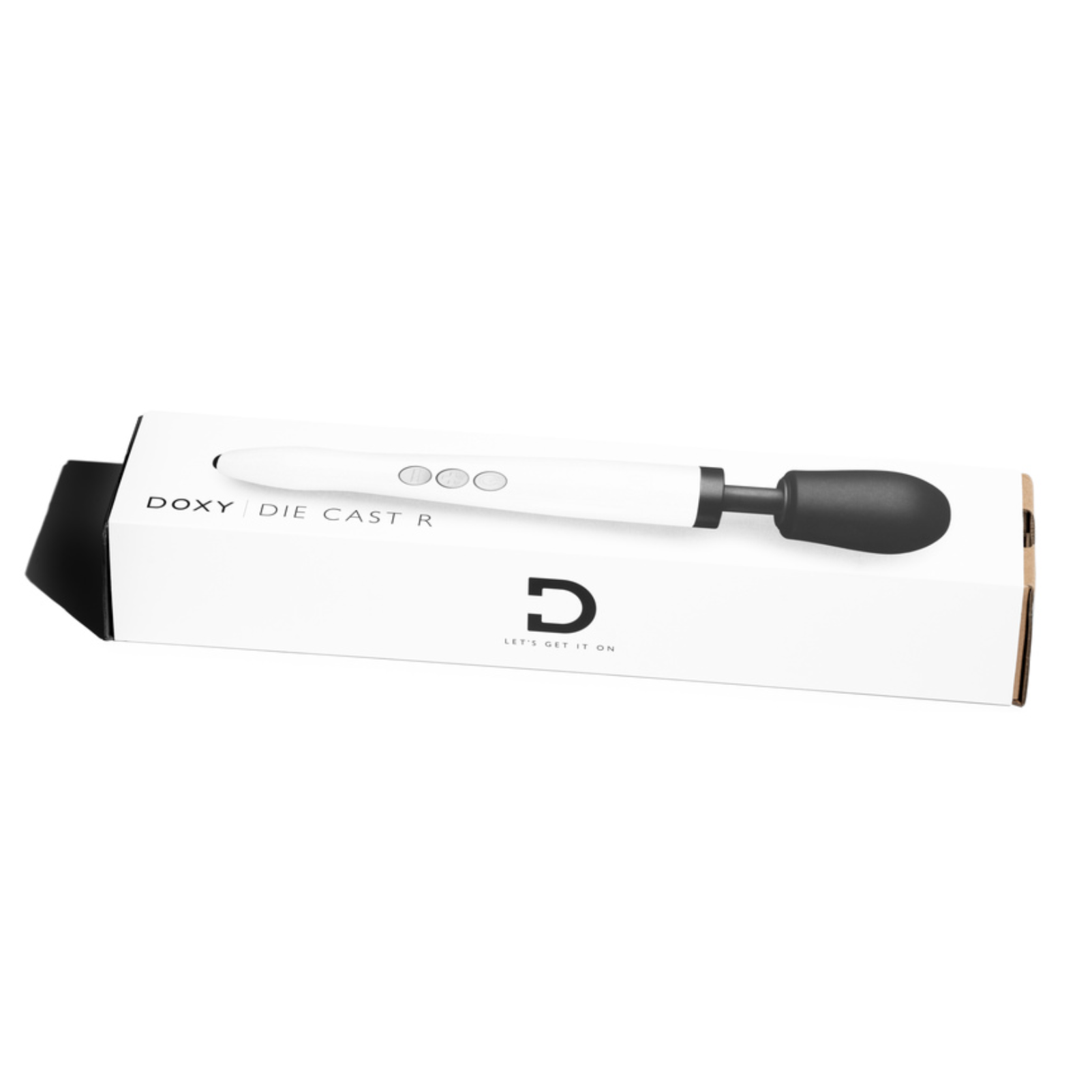 Doxy Die Cast R Rechargeable Wand – Stardust White