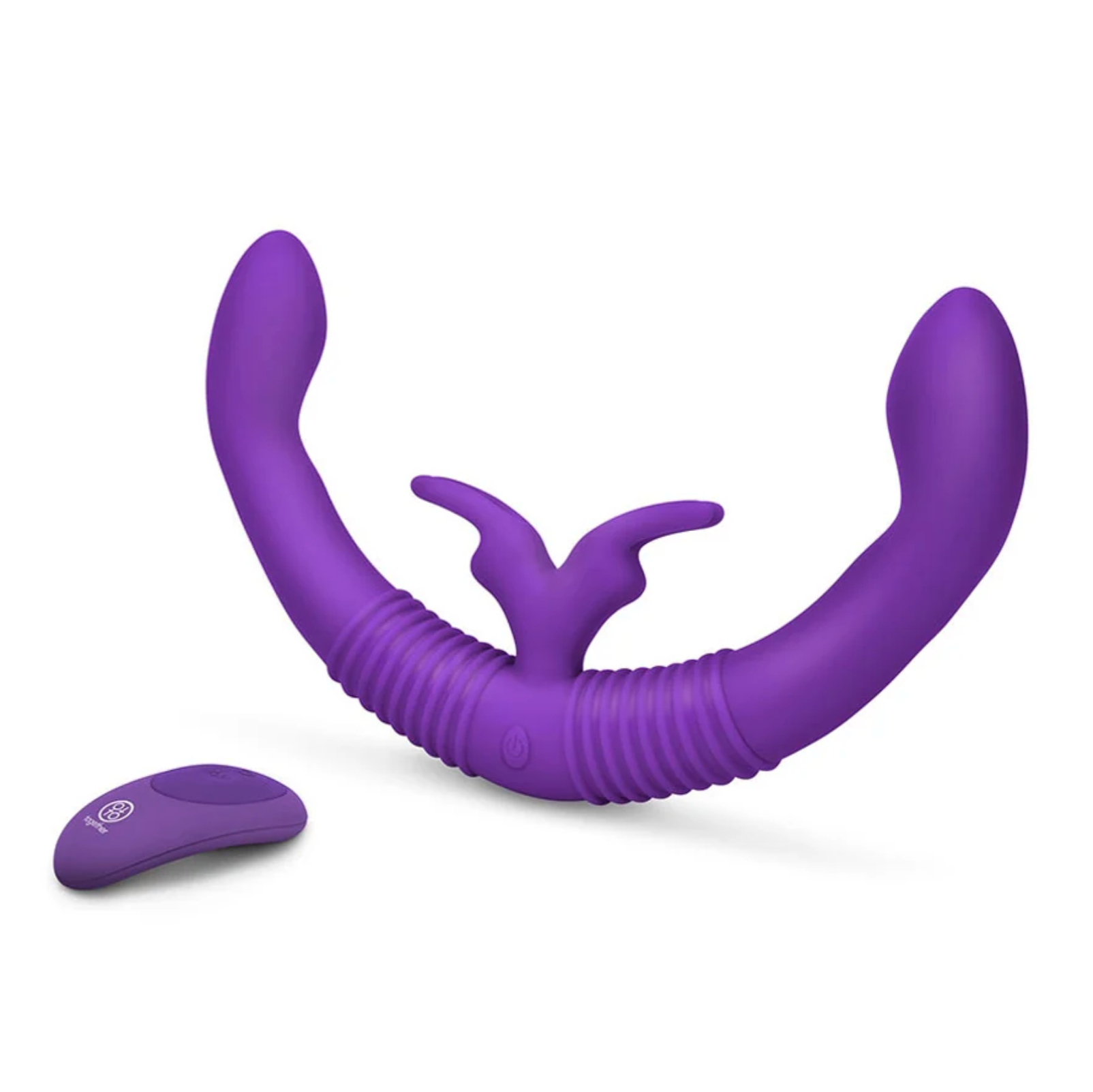 Together Couples Toy – Remote-Controlled Dual-Ended Rabbit Vibrator