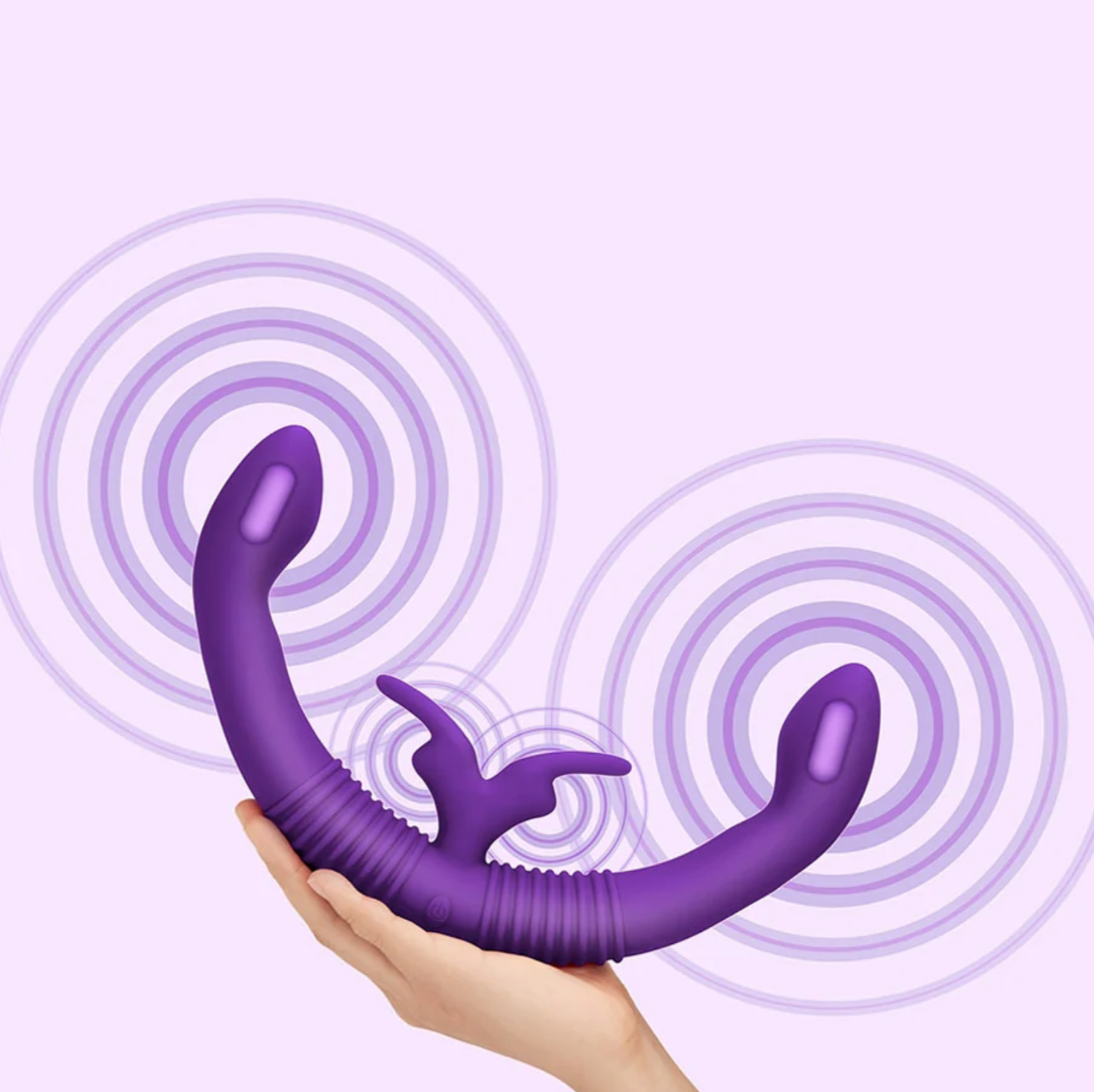 Together Couples Toy – Remote-Controlled Dual-Ended Rabbit Vibrator