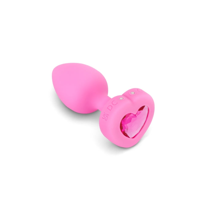 Vibrating Heart Jewel Plug