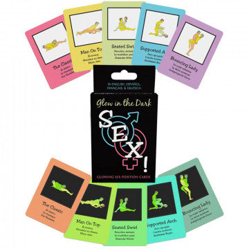 Glow in the Dark SEX Position Cards