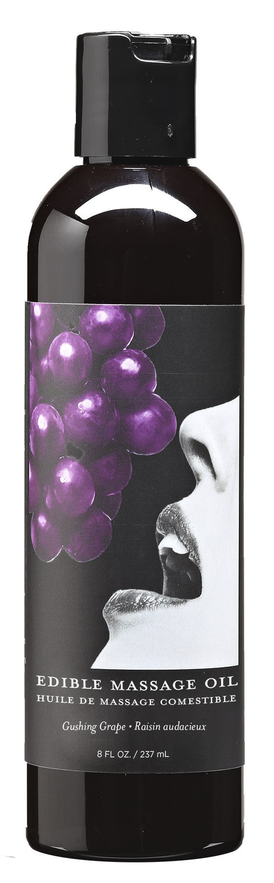 Earthly Body Edible Massage Oil 8 oz. - Grape - Cupid's Closet