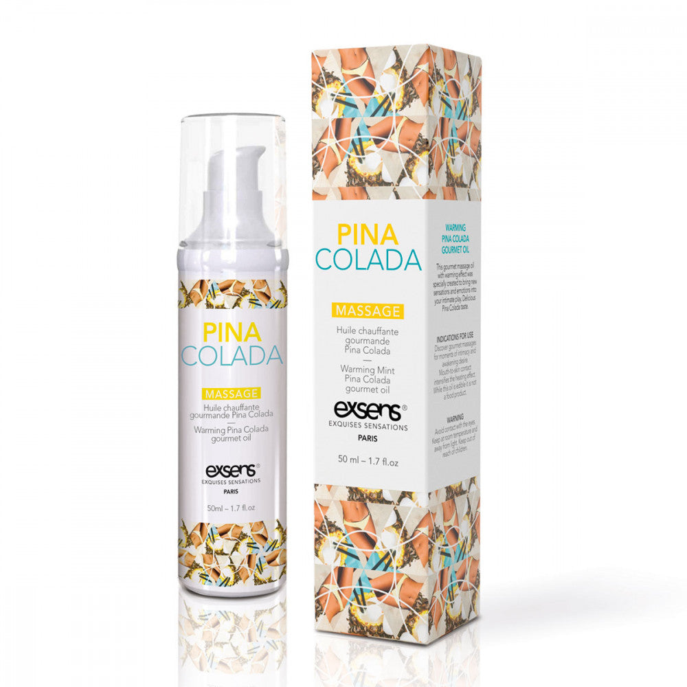 Exsens Warming Massage Oil Pina Colada
