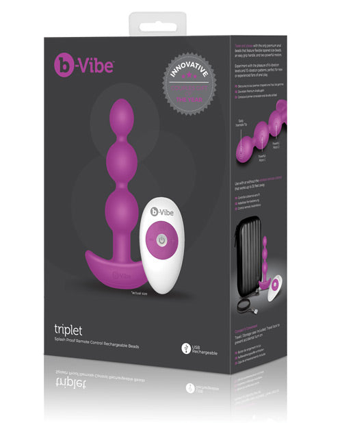 Triplet Anal Beads