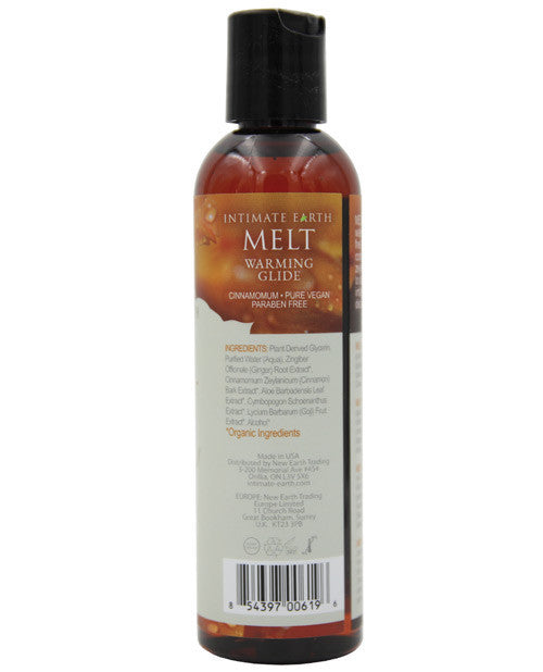 Intimate Earth Melt Warming Glide 4oz. - Cupid's Closet