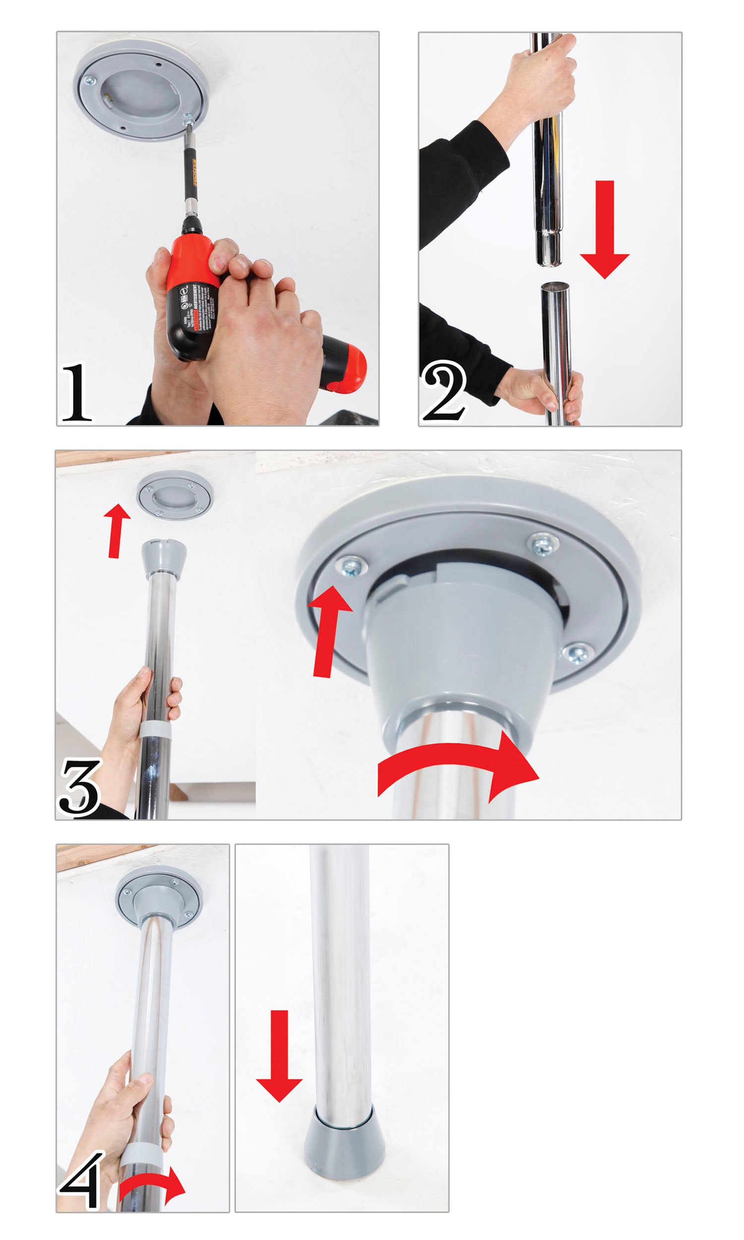 FETISH FANTASY LIGHT UP DISCO DANCE POLE