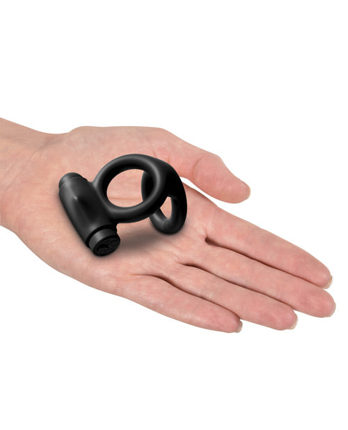 Sir Richards Control Vibrating Silicone Cock & Ball C-Ring