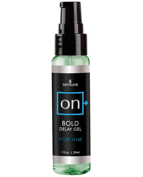 Sensuva On Bold Delay Gel for Him - 1 oz - Cupid's Closet