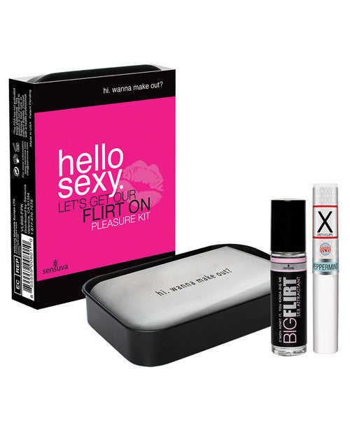 Sensuva Hello Sexy Let's Get Our Flirt On Pleasure Kit - Cupid's Closet