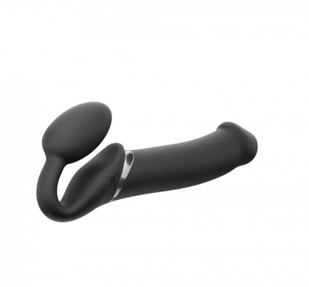 Vibrating Bendable Strapless Strap On - X-Large