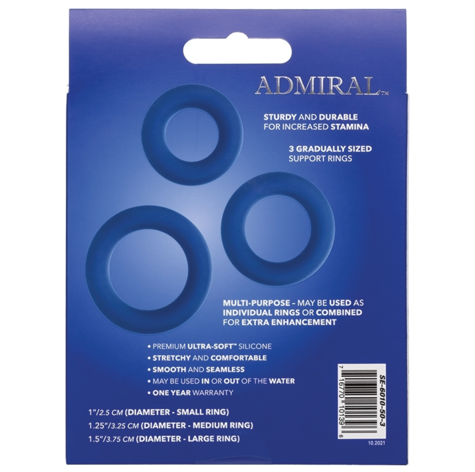 ADMIRAL UNIVERSAL COCK RING SET