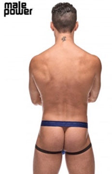 DIAMOND MESH JOCK RING NAVY