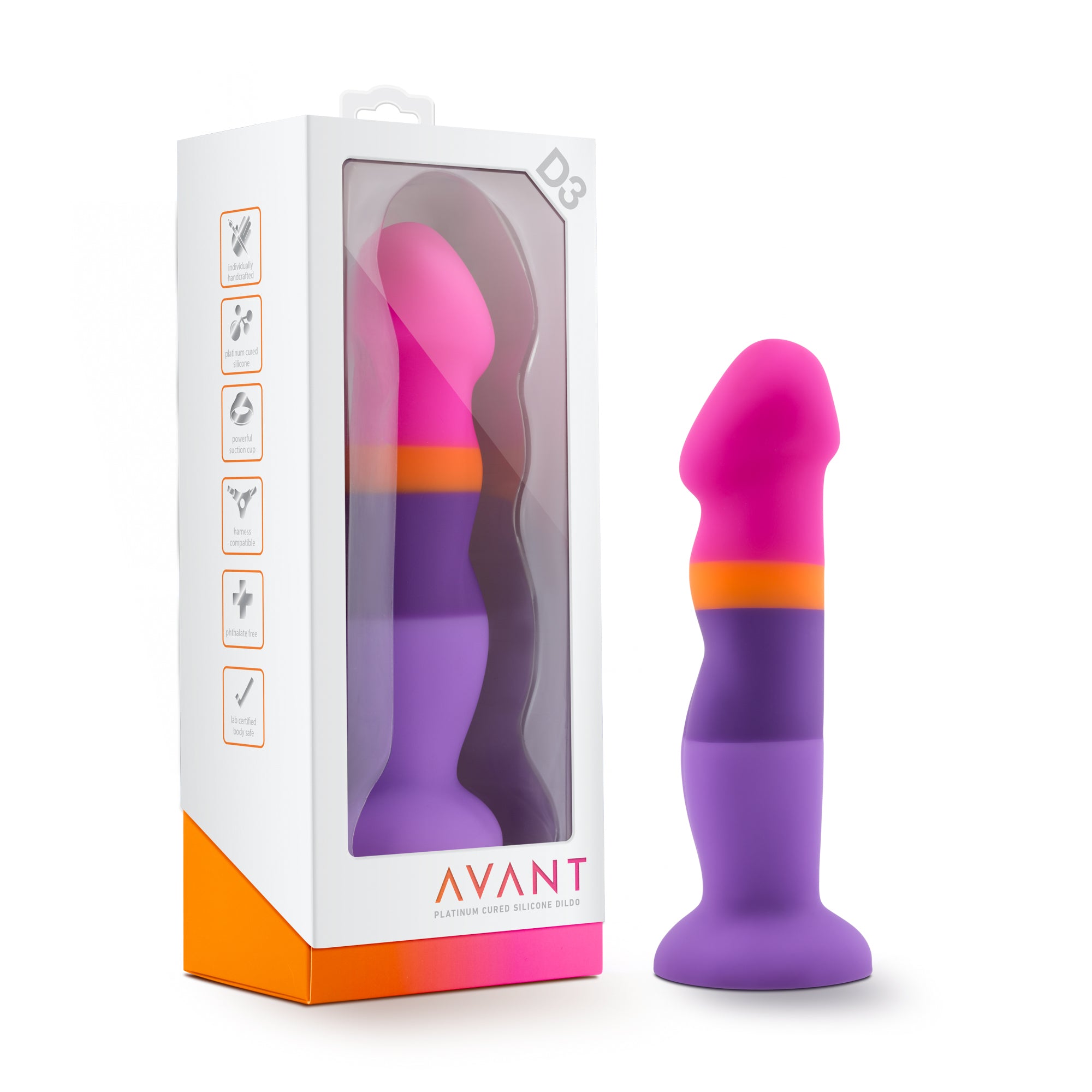 D3 Summer Fling 8 in. Silicone Dildo