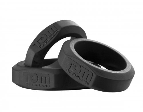 Tom of Finland Silicone Cock Ring Set