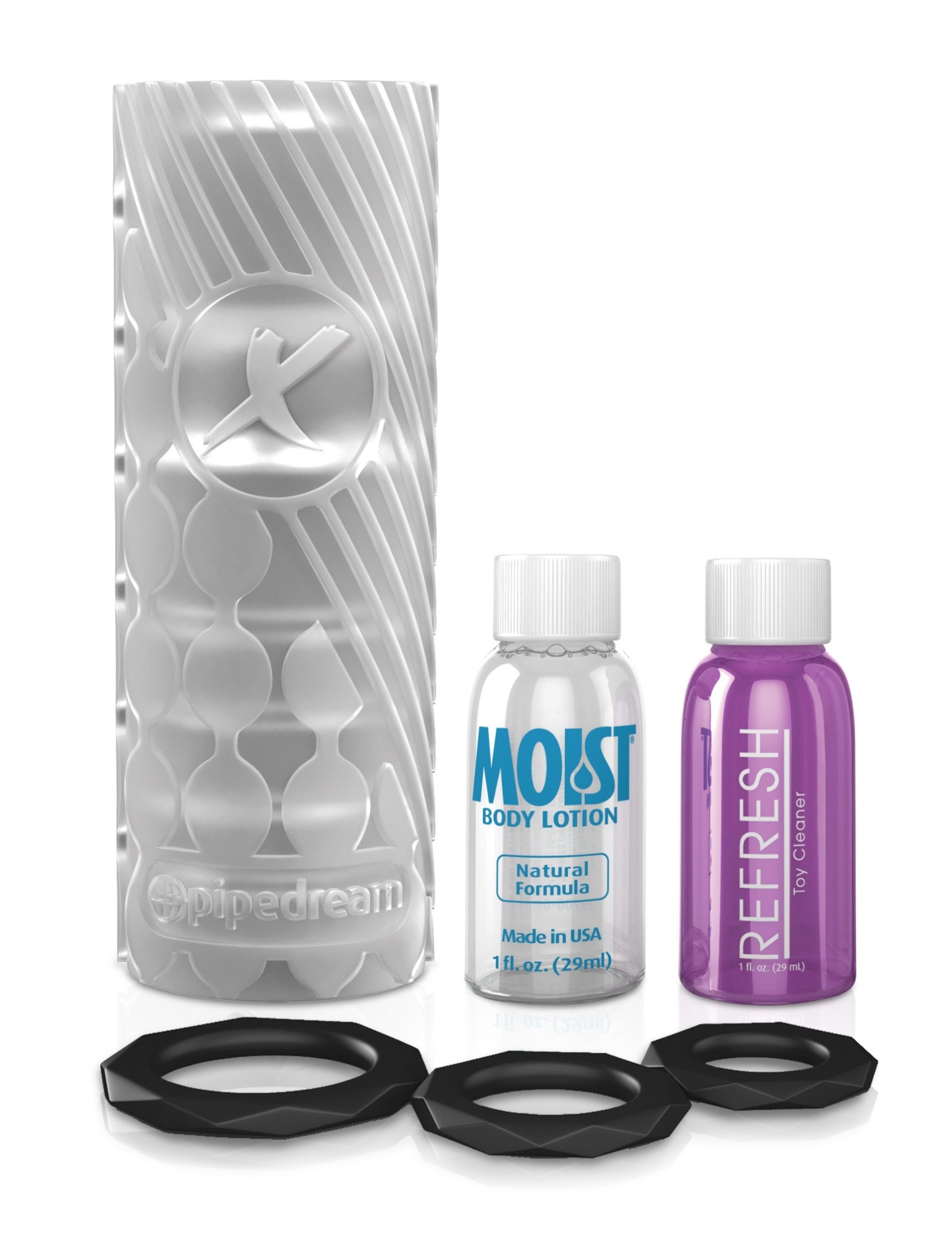 PDX Elite Ez Grip Stroker - Clear