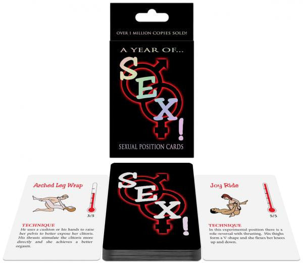 Sex! A Year of... Sexual Position Cards - Cupid's Closet