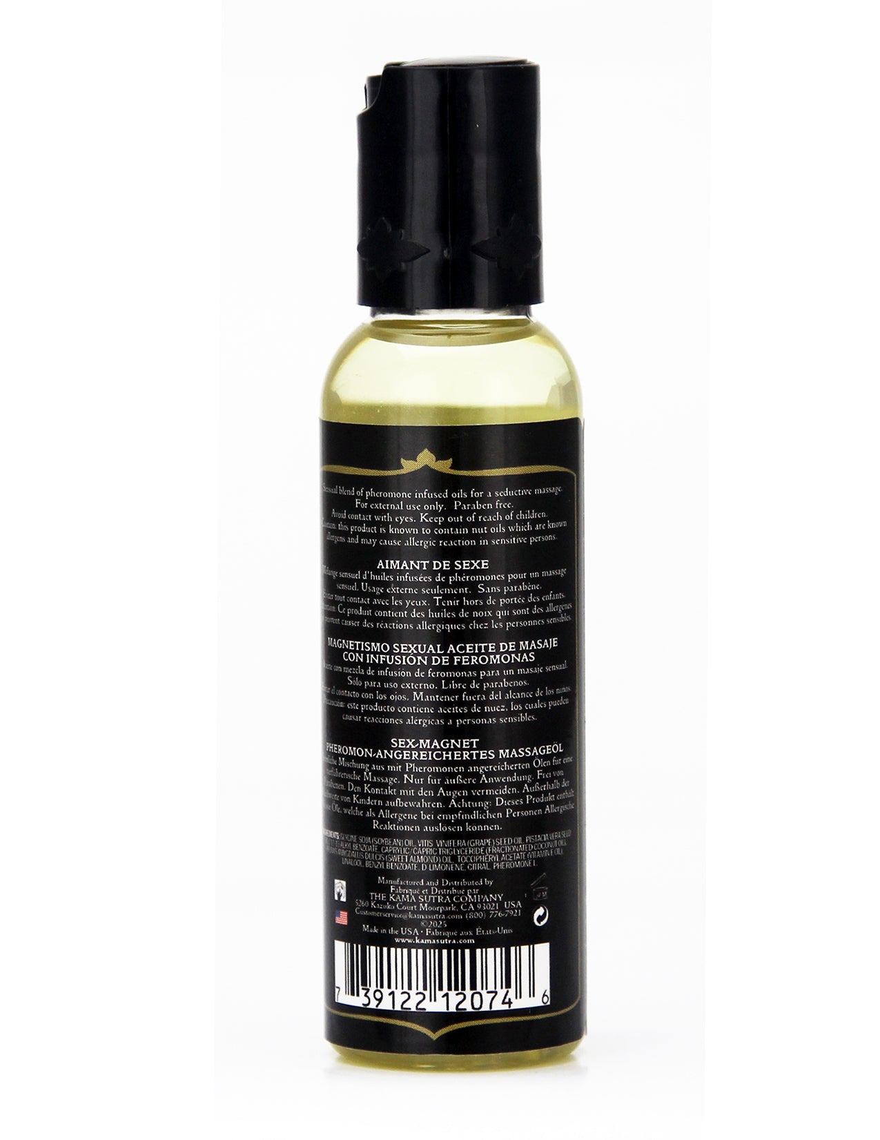 Kama Sutra Sex Magnet Pheromone Massage Oil - Leather