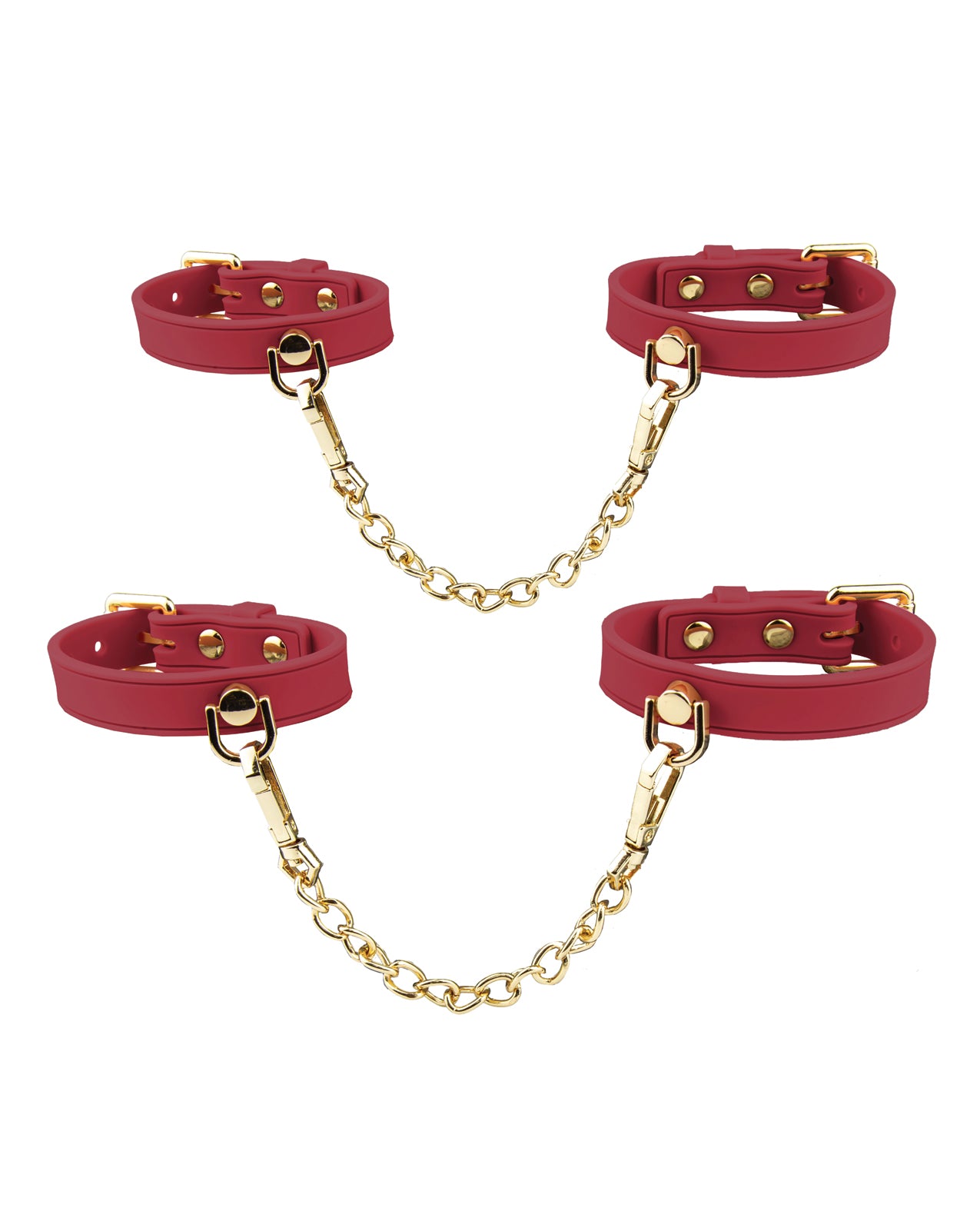 Blush Temptasia Ardor Wrist & Ankle Restraints - Red