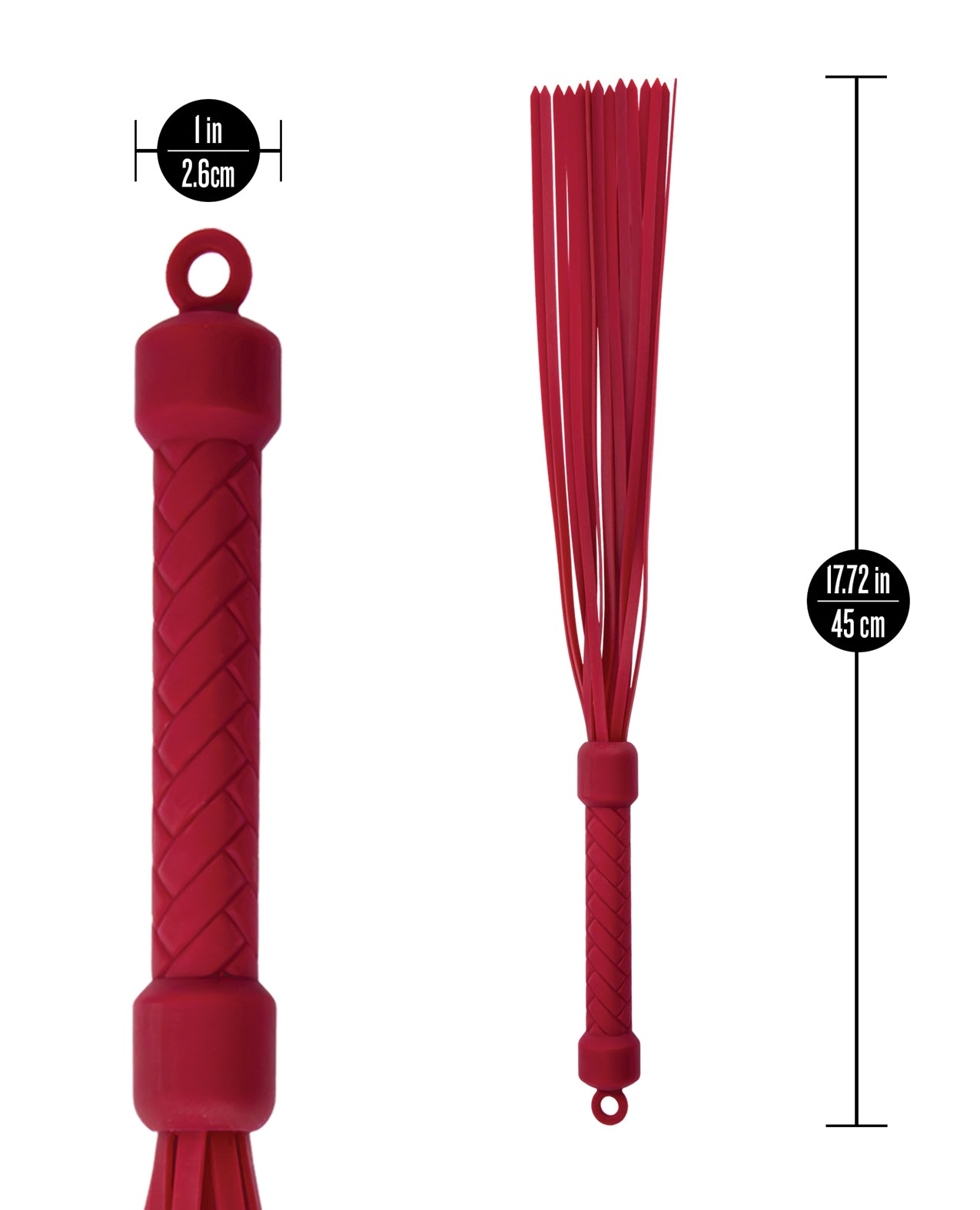 Blush Temptasia Ardor Flogger - Red