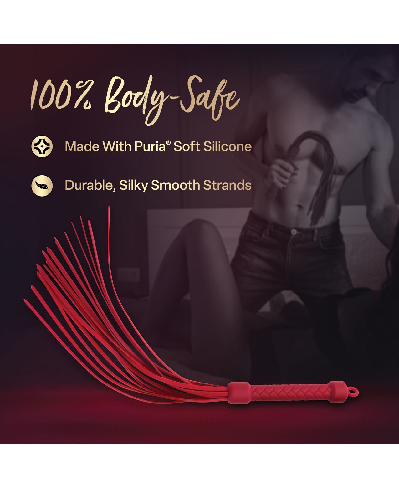 Blush Temptasia Ardor Flogger - Red