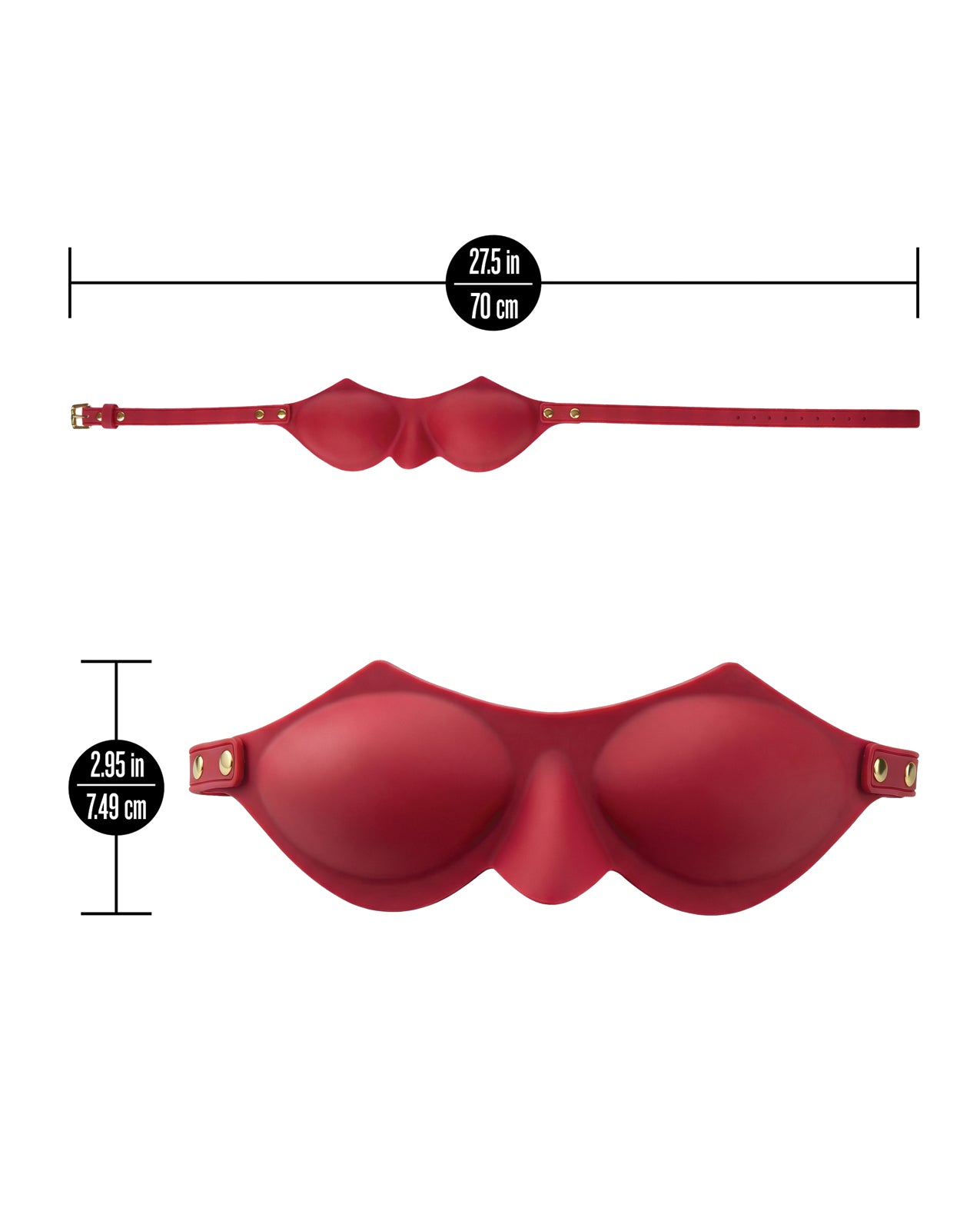 Blush Temptasia Ardor Blindfold - Red