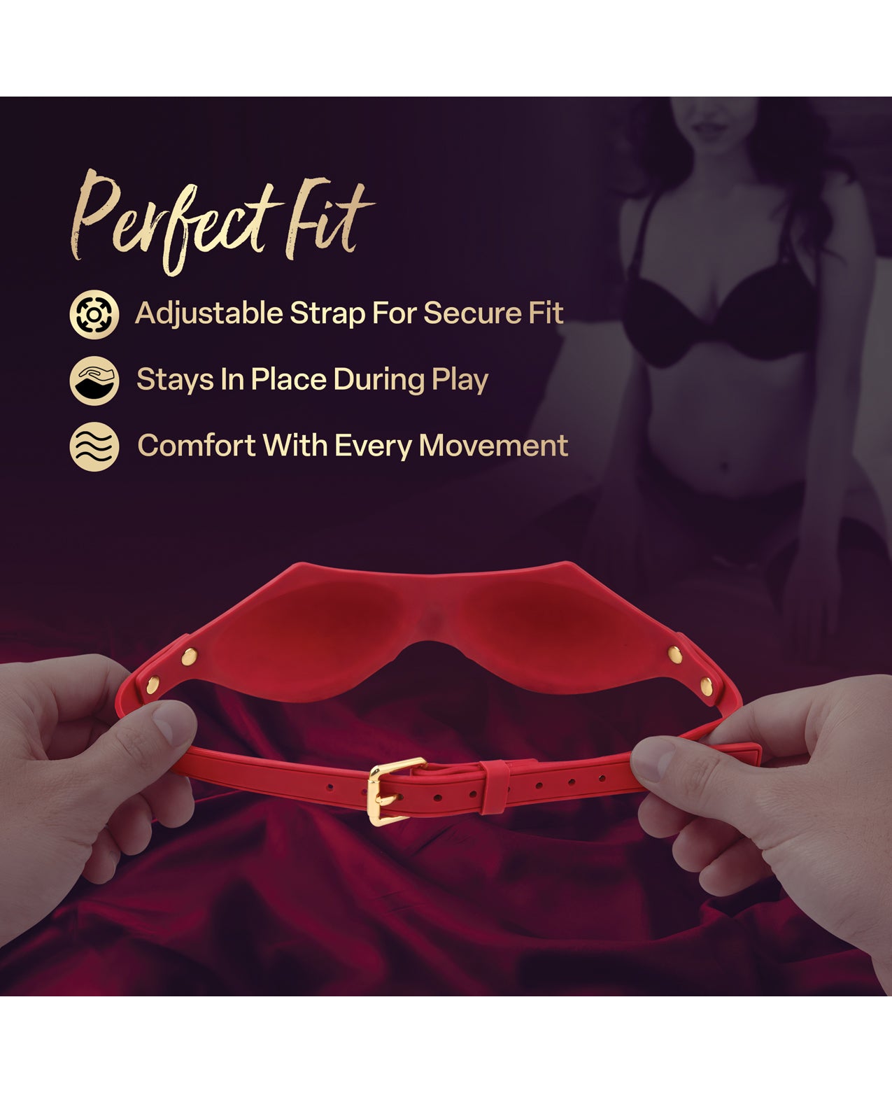 Blush Temptasia Ardor Blindfold - Red