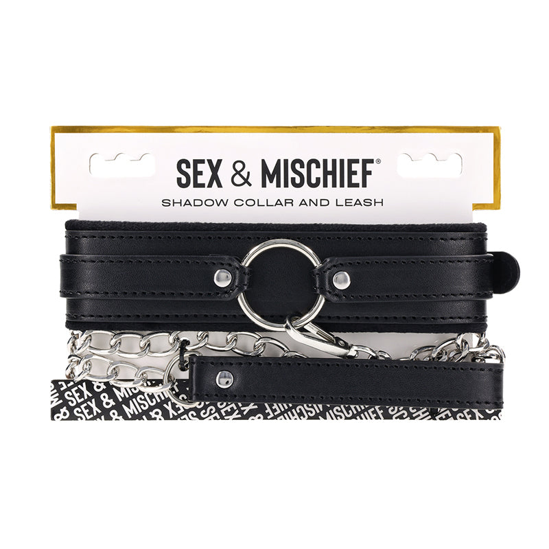 Sportsheets Sex & Mischief Shadow Collar and Leash