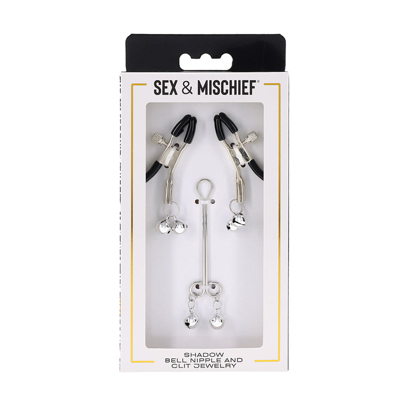 Sportsheets Sex & Mischief Shadow Bell Nipple and Clit Jewelry