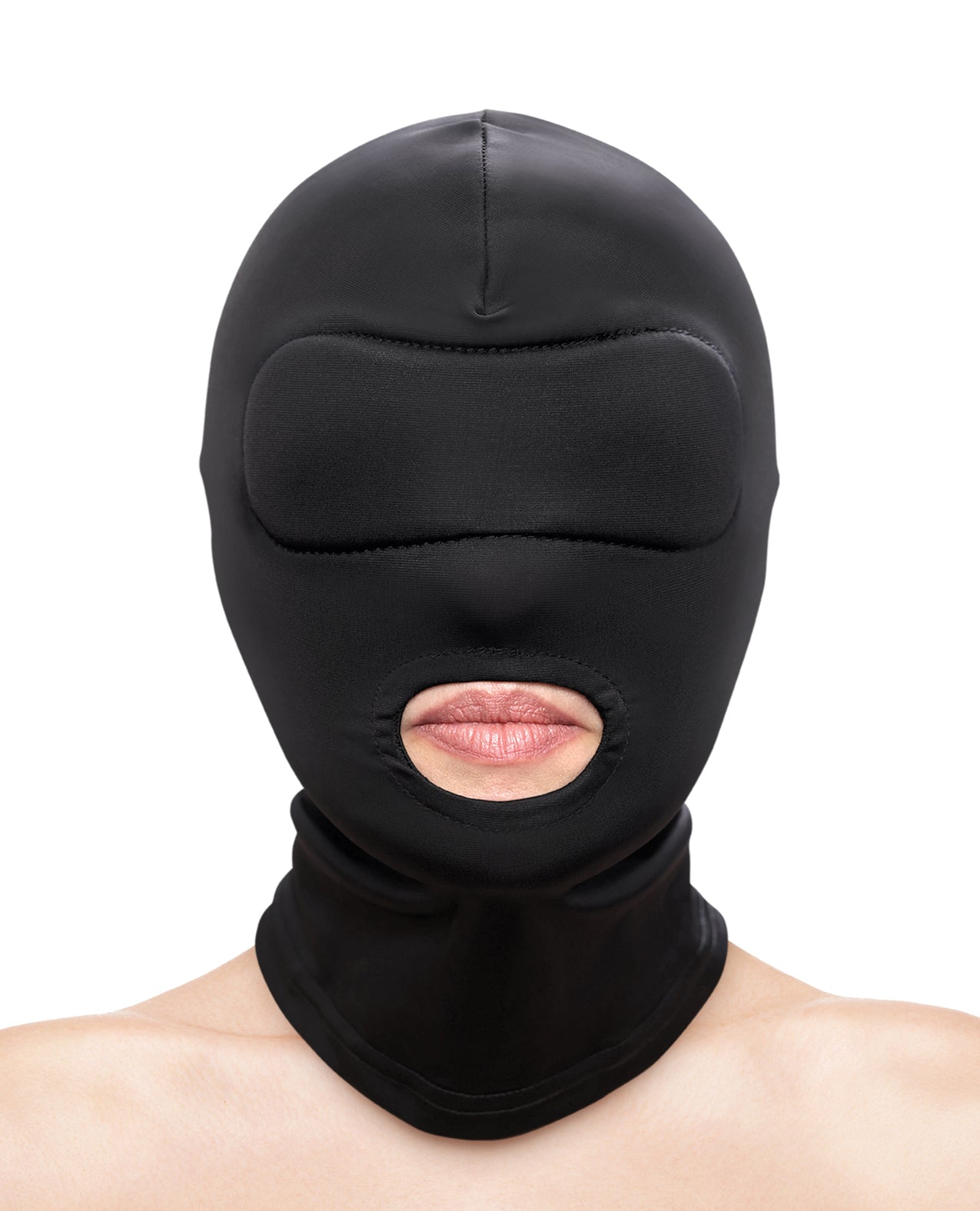 Fetish & Fashion Mouth Hood - Black