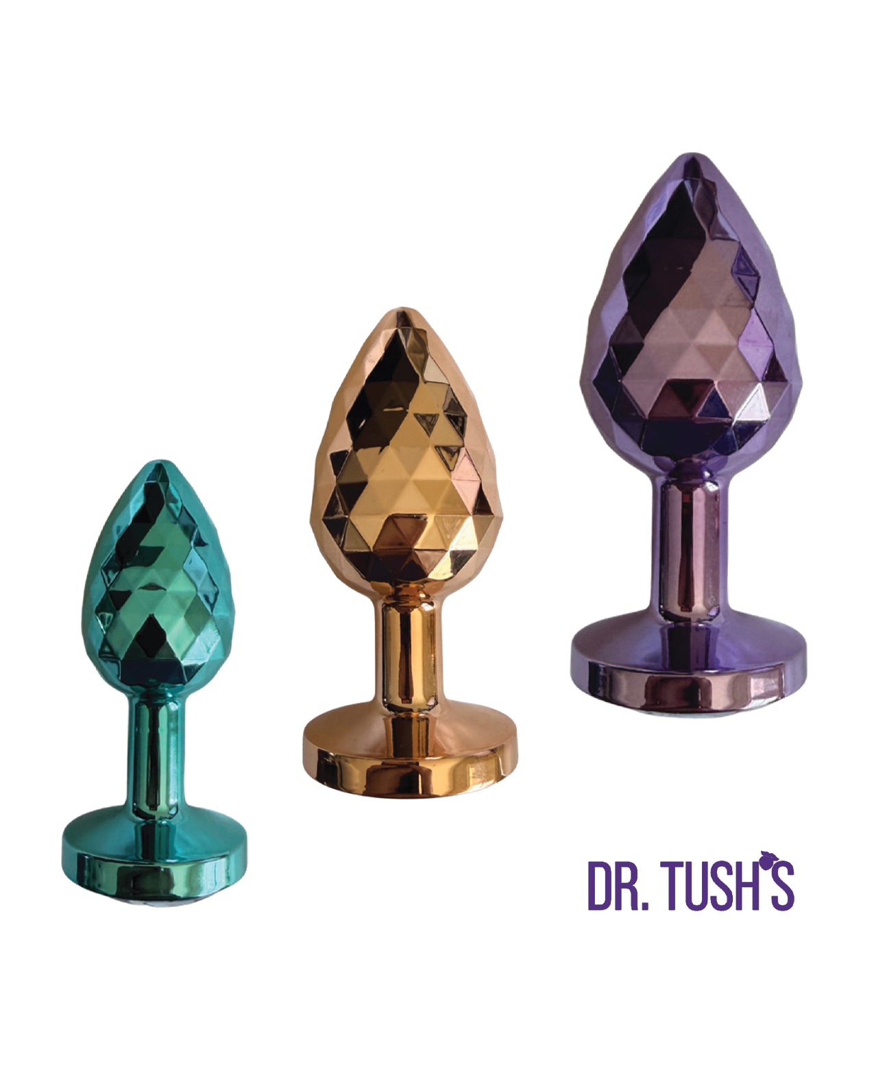 Dr. Tush's Dragon Pearls Collection Anal Plug Set - Metal