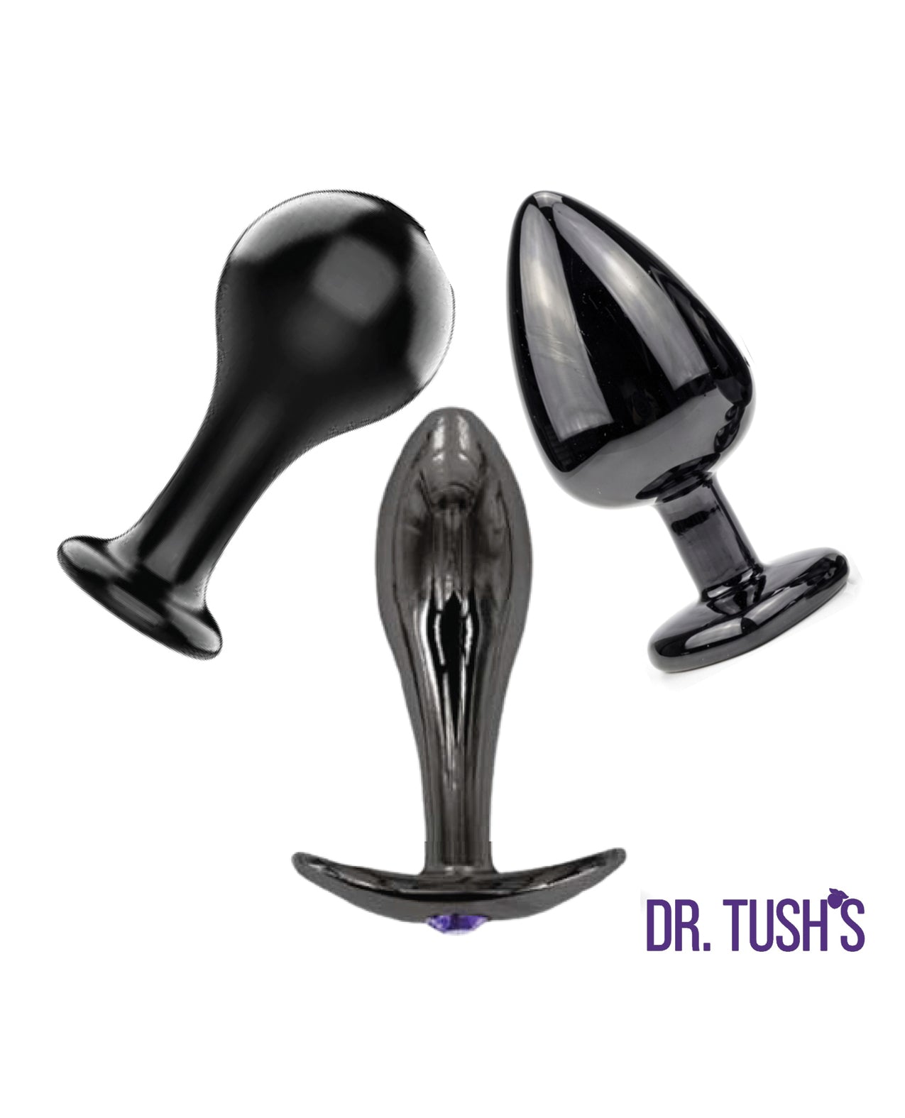 Dr. Tush's Bad Decisions Collection Anal Plug Set - Metal