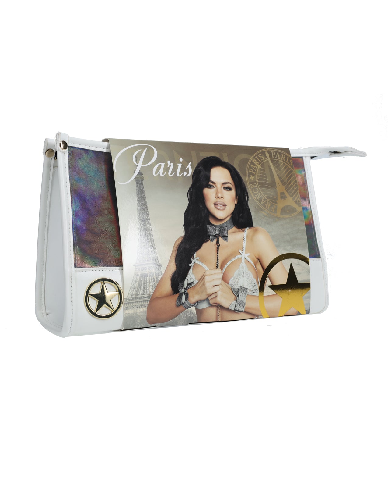 Shots Ouch! Paris Collection Bondage Kit w/Bag - Gray