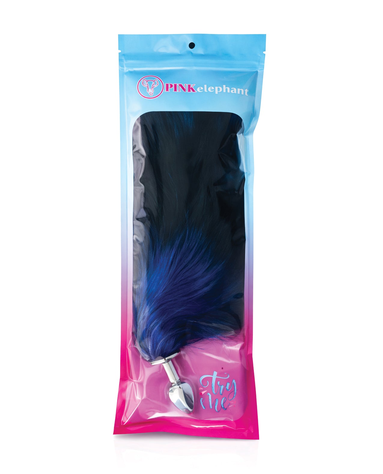 Fox Tail Small Plug - Blue