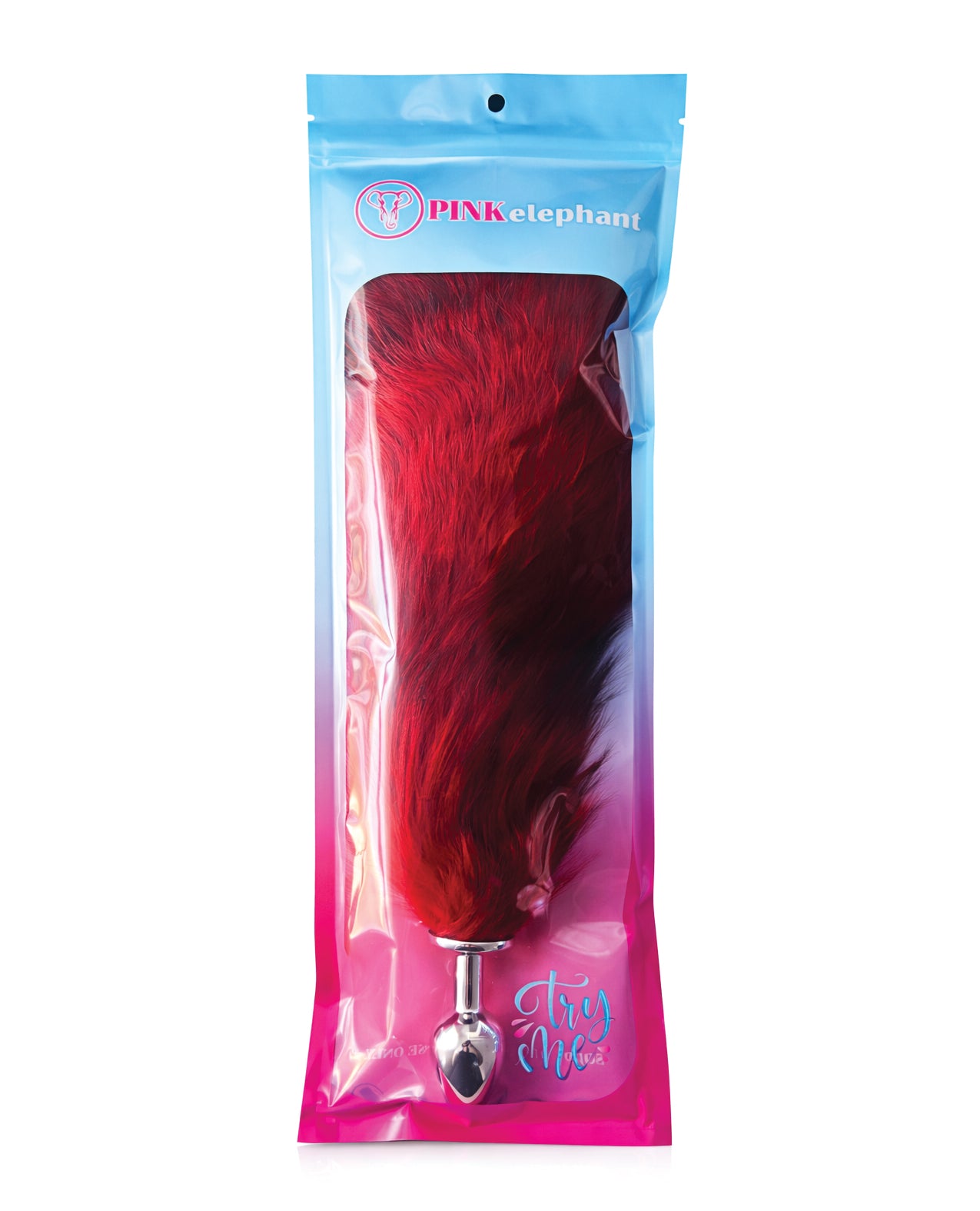 Fox Tail Small Plug - Red